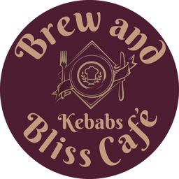 Brew and Bliss Cafe Kebas logo.